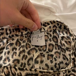 Oh Polly leaopard skirt